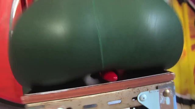 about Ass! tight green pants