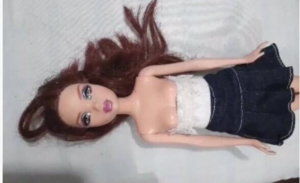 Beauty schoolgirl gets boned- From BarbieDollman's webcam live show