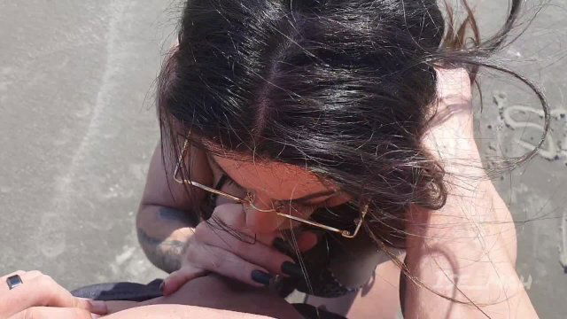 fucked public beach, being caught