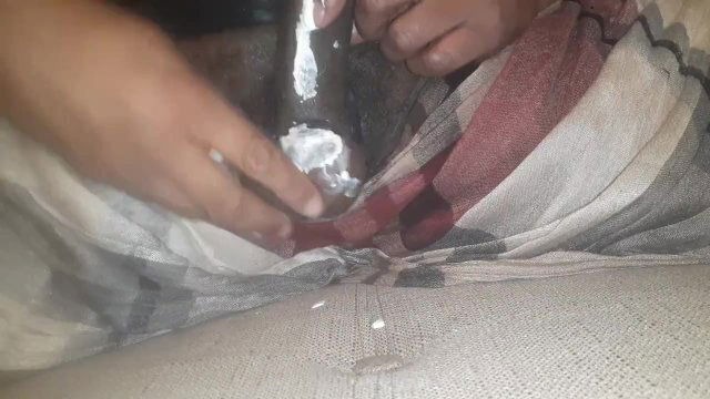 Masturbation time with lots lotion