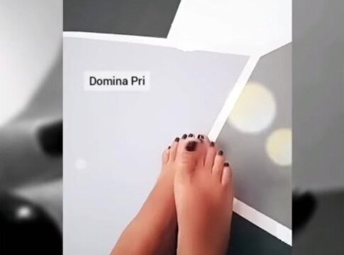 DOMINA_PRI Feet. Meus adentrando imaginação