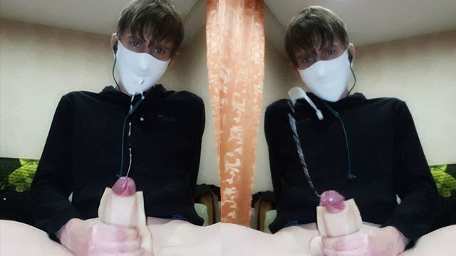 Russian powerful cumshot