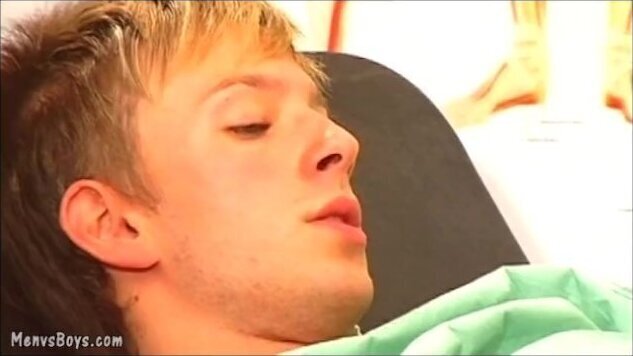 Horny gay doc seduces an adorable blond 