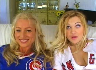 cute blondes swallows from cocks