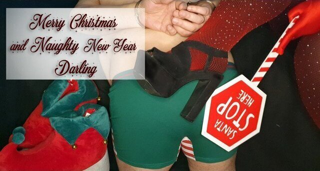 Santa's helper gets spanked and ballbusted