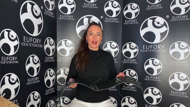 bondage waist belt with rings from Eufory.de online shop.