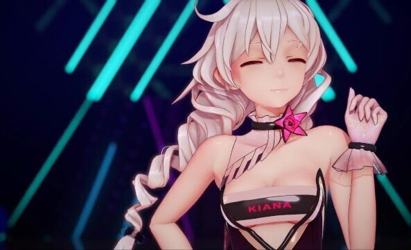 琪亚娜·极乐净土 【次世代卡通渲染】【自制模型/Unity】MMD 转自scyrax