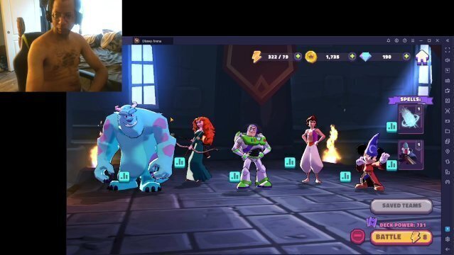 BLACK ASPIE PLAYING DISNEY SORCERER'S ARENA NUDE