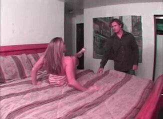 nasty blonde hitching get fucked hard in her ass