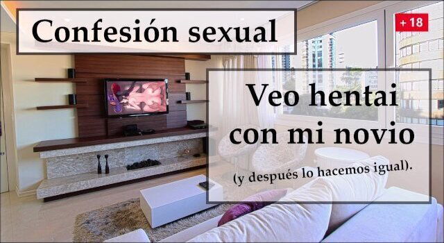 hentai hago mismo novio. Audio español.
