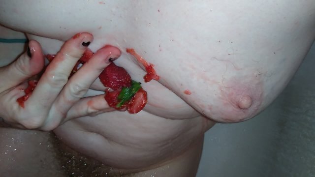 Trans Man, Food Fetish Nude Fruit Lick Juice