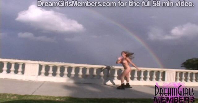 Rollerblades Naked Down Busy Street Won't Believe