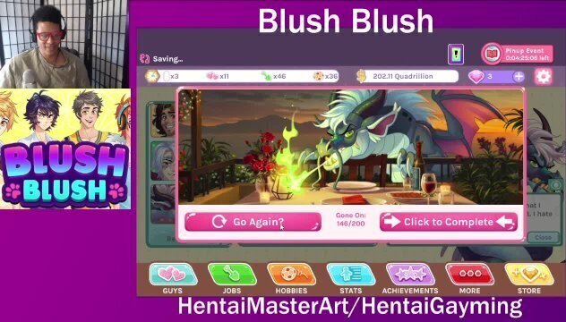 Dragons Dinner! Blush Blush W/HentaiGayming