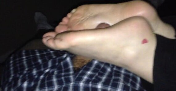 Hot pink toes solejob and reverse toejob with CS no sound