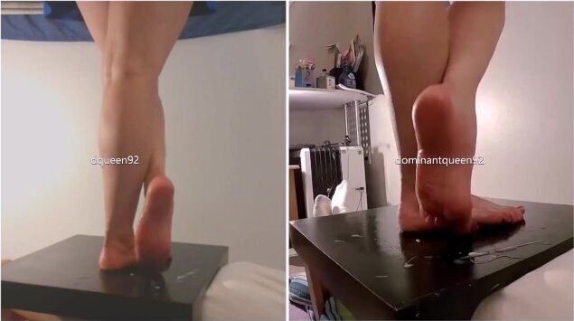 Amateur Cock Crushing Footjob 5 [PART 2]