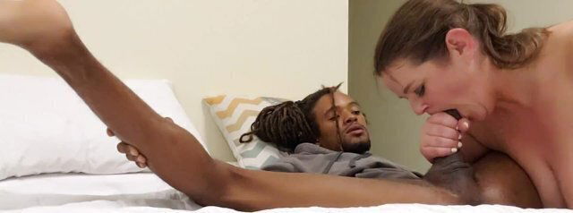 Mandie Maytag Rim jobs BBC QUAI KHALIF before deep throating him