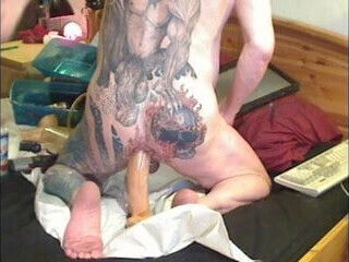 Deep stretching for deep punch fucking DOM