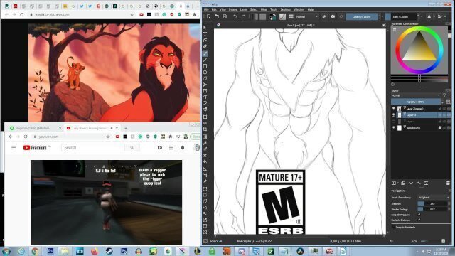 terribly happy with this Scar drawing turned