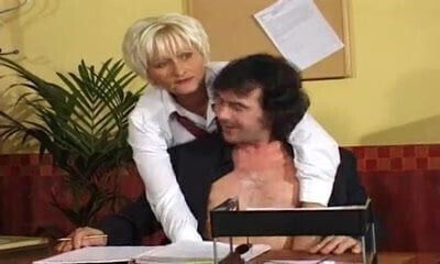 Secretary Gives Up Her Pussy To The Boss With Big Balls 