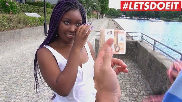 BumsBus Sunny Star Kenyan Ebony Teen Slut Gets Money Hardcore Public LETSDOEIT