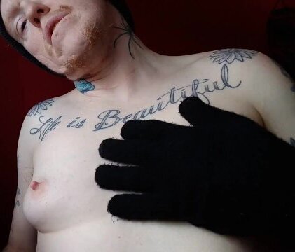 Mittens, Masturbating Trans Touching,