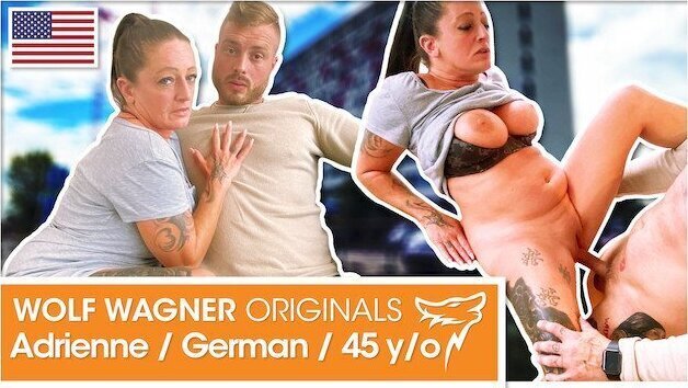 Chubby Milf Adrienne Kiss fuck young hard dick! Wolf Wagner Originals
