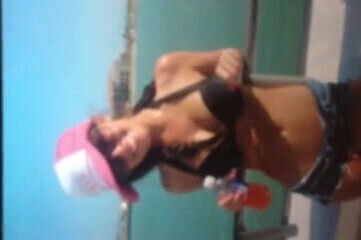 Cumming roommates panties toothbrush