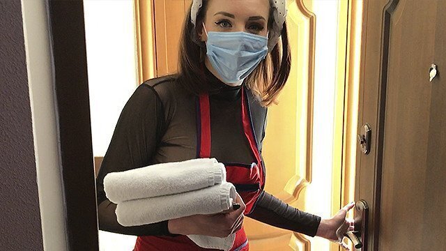 hotel. maid brought towels. part2