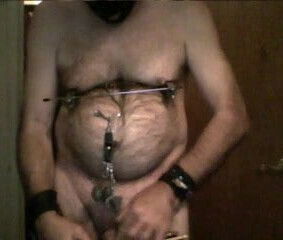pre crux cbt ball stretch and mouse trap nipple torture