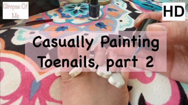 Painting toenails part foot fetish glimpseofme
