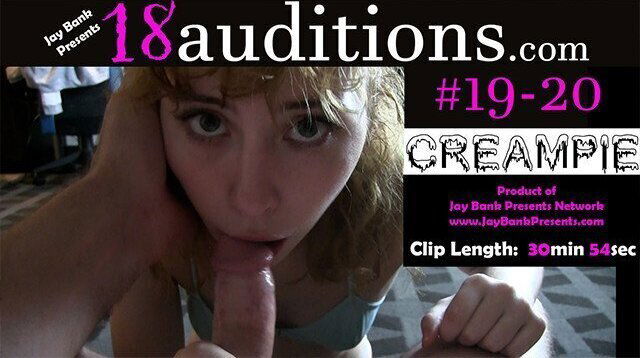 REAL Redhead Amateur Creampie Casting x Jay Bank x 18auditions #19-20 Official Trailer