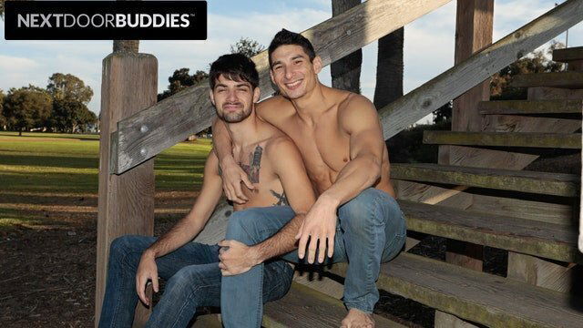 NextDoorBuddies Beach Bros Enjoy Each Other's