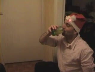 A Nerdy Big Ass Mrs. Claus Gets Two Cocks