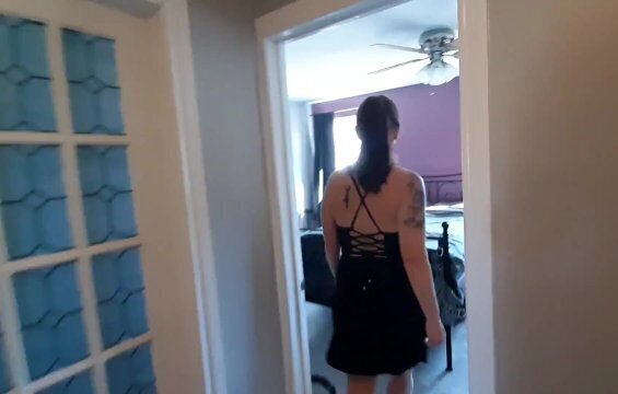 Wife cums home with creampie cleans