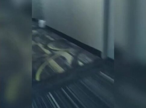 Hot fitness girl met me in elevator and invited me to her room