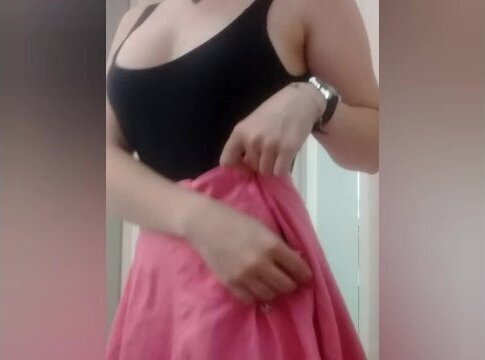 Just girl skirt show