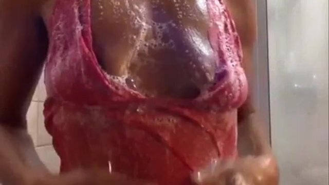 Pink Lace shower Ginger MoistHer webcam model please subscribe! Thank You!