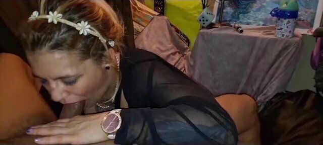 Seductive Stripper Roommate Crashes Misses Work+Tips=Suck+Fuck Day's Rent!!!♡