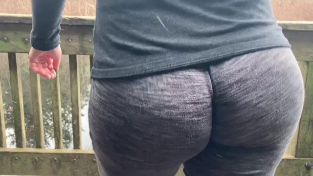 Wedgie Pants Booty Step Public Park