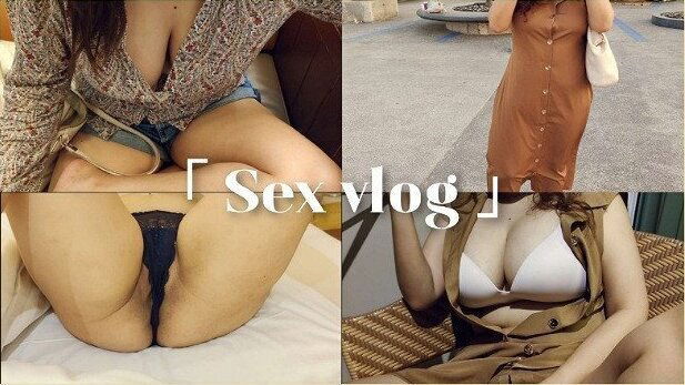 4K, Sex vlog, Thailand on the beach, outdoor fucking with beautiful big boobs girl