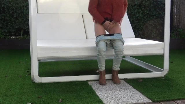 CAUGHT MASTURBATING GARDEN