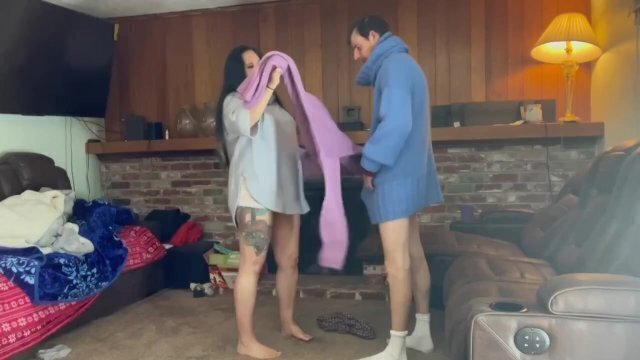 Mohair layers of turtleneck 