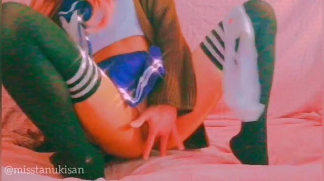 Amateur girl touching her pussy before school Japan uniform jk uncensored shaking orgasm striptease