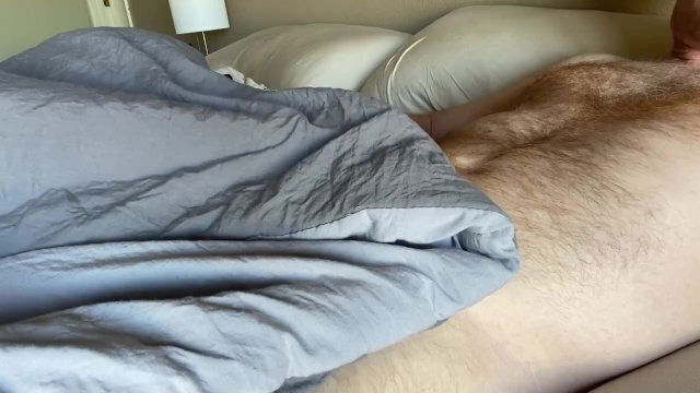 Dripping bushy hairy ginger bush