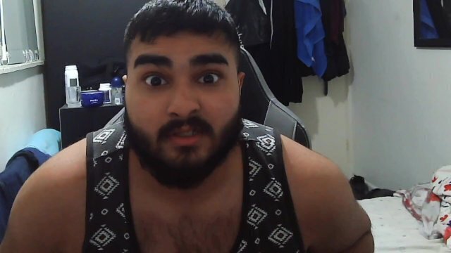 Solo Male Eating Fruit Talking About Day(s)