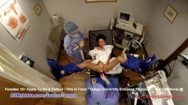 Latina Sandra Chappelles Gyno Exam by Doctor Tampa & Nurse Lilith Rose @ GirlsGoneGynoCom
