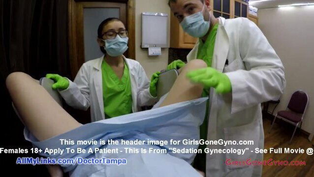 Lainey Come In For Gyno Appointment With Doctor Tampa & Nurse Lilith Rose @ GirlsGoneGynoCom