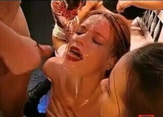 Beautiful german ladies drenched bukkake
