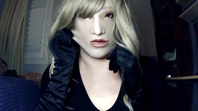 Bunny Pt3! Female mask girl unmasks bunny double mask May!