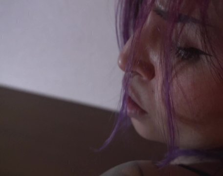 bunny girl having fun time in the table